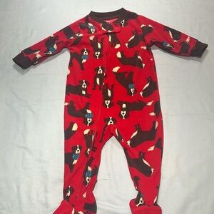 Carter's - footed fleece baby sleeper. Size 9 months